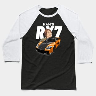 Han's rx7 Tokyo Drift Baseball T-Shirt